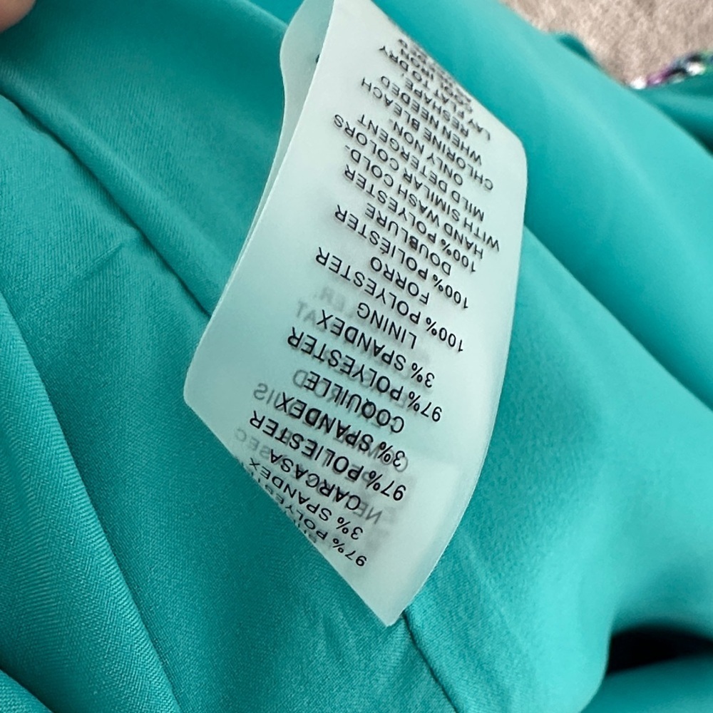 Vince Camuto Teal Midi Dress - Picture 8 of 8
